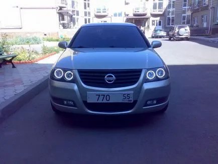 Тунинг Nissan Almera Classic фотографските си ръцете, интериорни опции, аксесоари