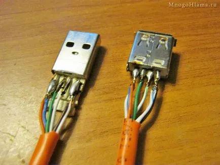 Usb Удължаване на усукана двойка със собствените си ръце