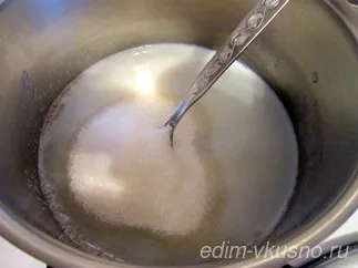 Варени захар към млякото или как да се готвя домашно шербет, вкусна храна