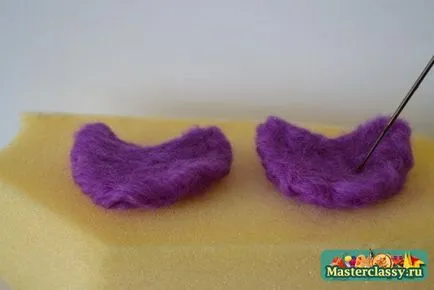 Сплъстяване вълнени детски чехли