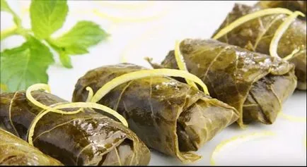 Dolma, hogyan kell főzni dolma szőlőlevél - nagyon finom receptek (szőlő) Dolma, hogyan kell főzni dolma szőlőlevél - nagyon finom receptek