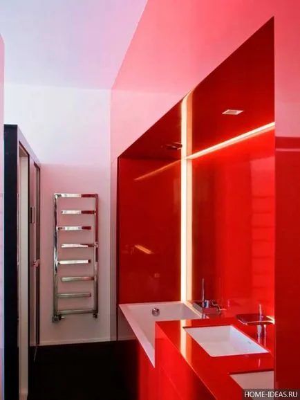 Design fürdőszoba WC nélkül kis méretű fénykép