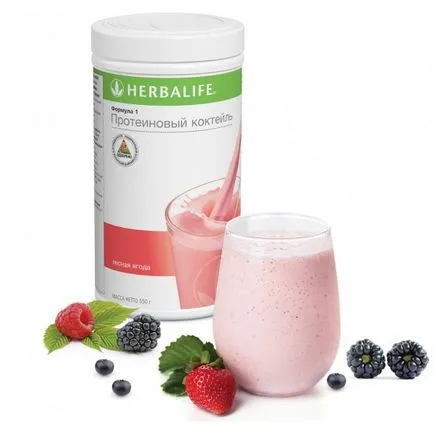 Вкусна коктейл Herbalife Формула 1, коктейл рецепта, пудинг, сладолед, блог