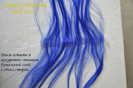 Коса за кукли - правя с ръцете си