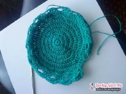 Памучни капачки новородено кука верига