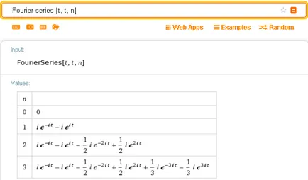 WolframAlpha на руски как да разширят функциите в редовете на Фурие (Фурие) WolframAlpha на руски как да разширят функциите в редовете на Фурие