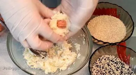 Снек Raffaello сирене се получават лесно, много вкусно и красиво