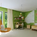 Зелен, зелен интериор и комбинацията си, lookcolor