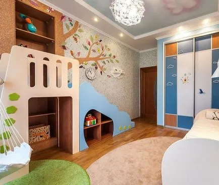 Течни тапети в интериора, 15 снимки
