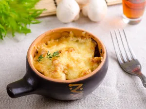 Жулиен Пиле с гъби лесна рецепта