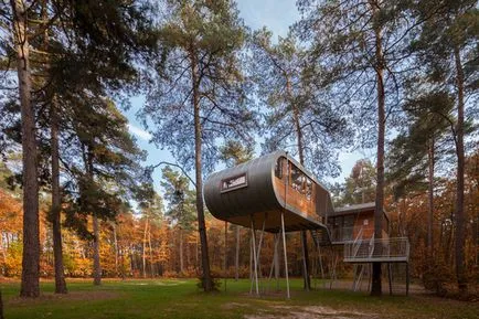 Nyaralók a fényképet fa külső és belső architektúrája a magazin hirdetések, a hirdetési magazin (belső) Nyaralók a fényképet fa külső és belső architektúrája a magazint ad, magazint ad