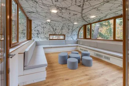 Nyaralók a fényképet fa külső és belső architektúrája a magazin hirdetések, a hirdetési magazin (házak) Nyaralók a fényképet fa külső és belső architektúrája a magazint ad, magazint ad