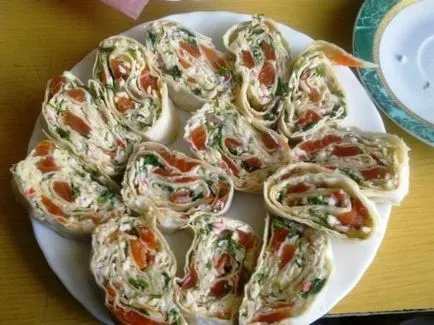 6 вкусни рецепти ролки Лаваш ролки