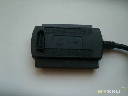 Адаптер, за да свържете идни и SATA устройства чрез USB-порт на магазина
