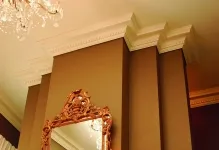 Багет за окачени тавани снимка като паста и как да се монтира, размер, как да се определи, видове