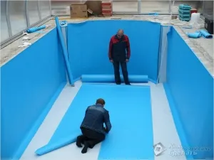 PVC басейн собствените си ръце
