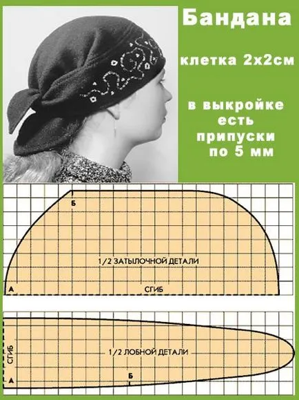 Забрадка с ръце на главата му bandaty модел за момчета и момичета