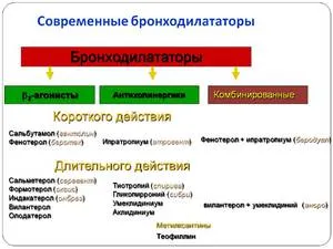 бронходилататори, списък с бронходилататор наркотици, техните ефекти и указания - Какво е това