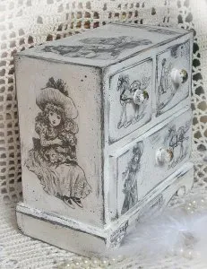 A hatás az öregedés Decoupage (Masterclass)