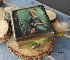 A hatás az öregedés Decoupage (Masterclass)