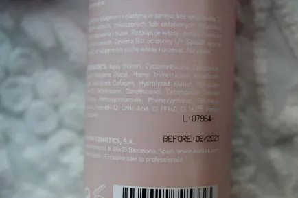 A két-fázisú spray haj erayba N18 2 fázisú