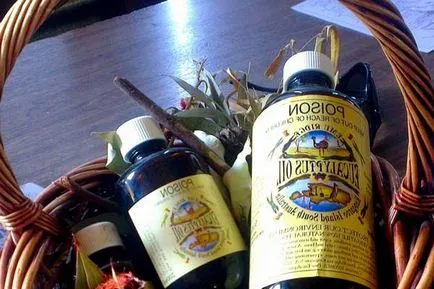 Az eukaliptusz illóolaj használatát, hasznos tulajdonságok, ár