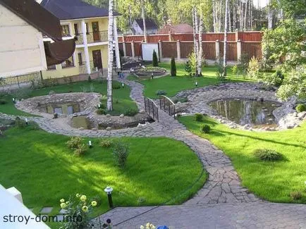 градински дизайн и градина със собствените си ръце в продължение на 15 дка - Всичко за строителство и ремонт