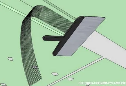 таван гипс ще научите как да затегнете листове