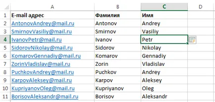 Excel 2013 autocomplete sejtek excel