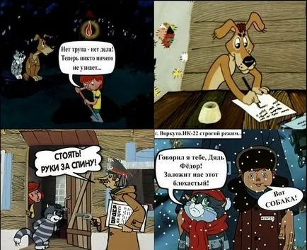 Какви са чертите на котка Matroskin от Мътеница
