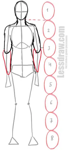 Как да се направи човек в цял ръст, lessdraw