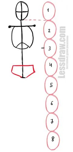 Как да се направи човек в цял ръст, lessdraw