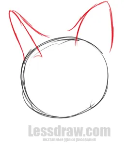 Как да се направи лисица постепенно молив, lessdraw (равенство) Как да се направи лисица постепенно молив, lessdraw