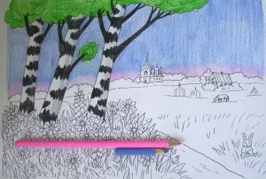 Как да се направи през лятото, постепенно се направи с молив, моето бебе (летен молив) Как да се направи през лятото, постепенно се направи с молив, моето бебе