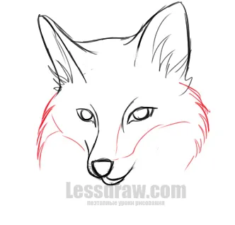 Как да се направи лисица постепенно молив, lessdraw (равенство) Как да се направи лисица постепенно молив, lessdraw