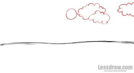 Как да се направи молив летни сцени, lessdraw