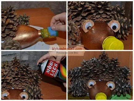Hedgehog kezével érdekes ötleteket és kézműves mesterkurzusokat fotókkal