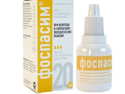 Fospasim macska leírását, célját, az alkalmazás (fospasim) Fospasim macska leírását, célját, alkalmazási