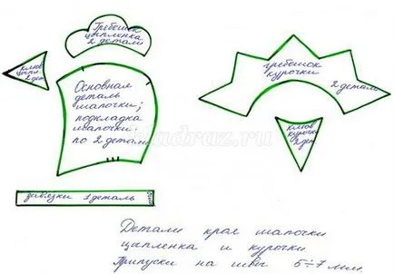 Как да си направим пиле костюм с ръцете си