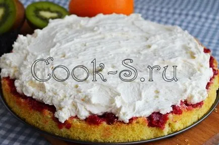 Gyümölcstorta - lépésről lépésre recept fotókkal és sütemények