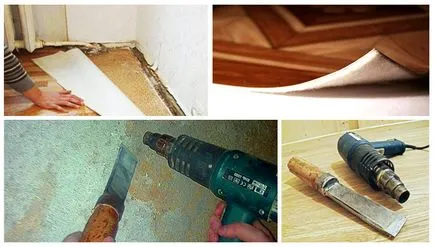 Как да се почисти стария балатум