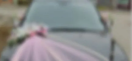 Как да украсят колата за сватба снимка