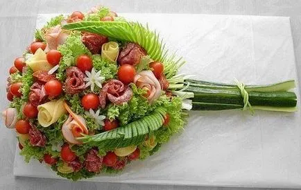 Как да се украсяват салати са красиви, на път за вкъщи