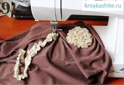 Как да украсят риза с ръцете си - рязане и шиене