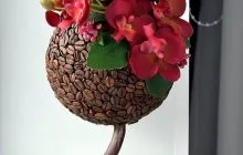 Кафе дърво с ръцете си, как да правят Topiary (ръце) Кафе дърво с ръцете си, как да правят Topiary