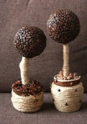 Кафе дърво с ръцете си как да се направи Topiary (правя) Кафе дърво с ръцете си, как да правят Topiary