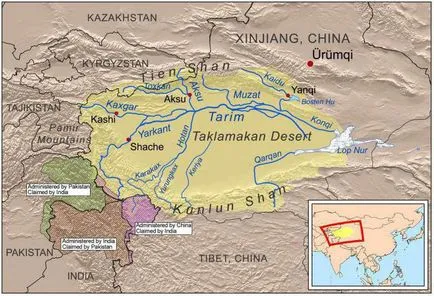 Hol van a Taklimakan Desert ismeri a különleges sivatagi (Takla Makan) Hol van a Taklimakan Desert ismerete a különleges sivatagi