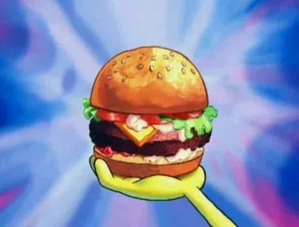 Krabsburger рецепта от SpongeBob