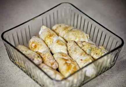 Пилешки рула със сирене