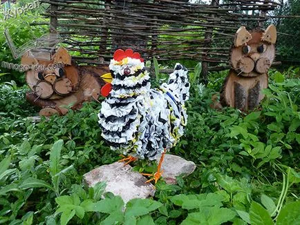 Hen на пластмасови торбички